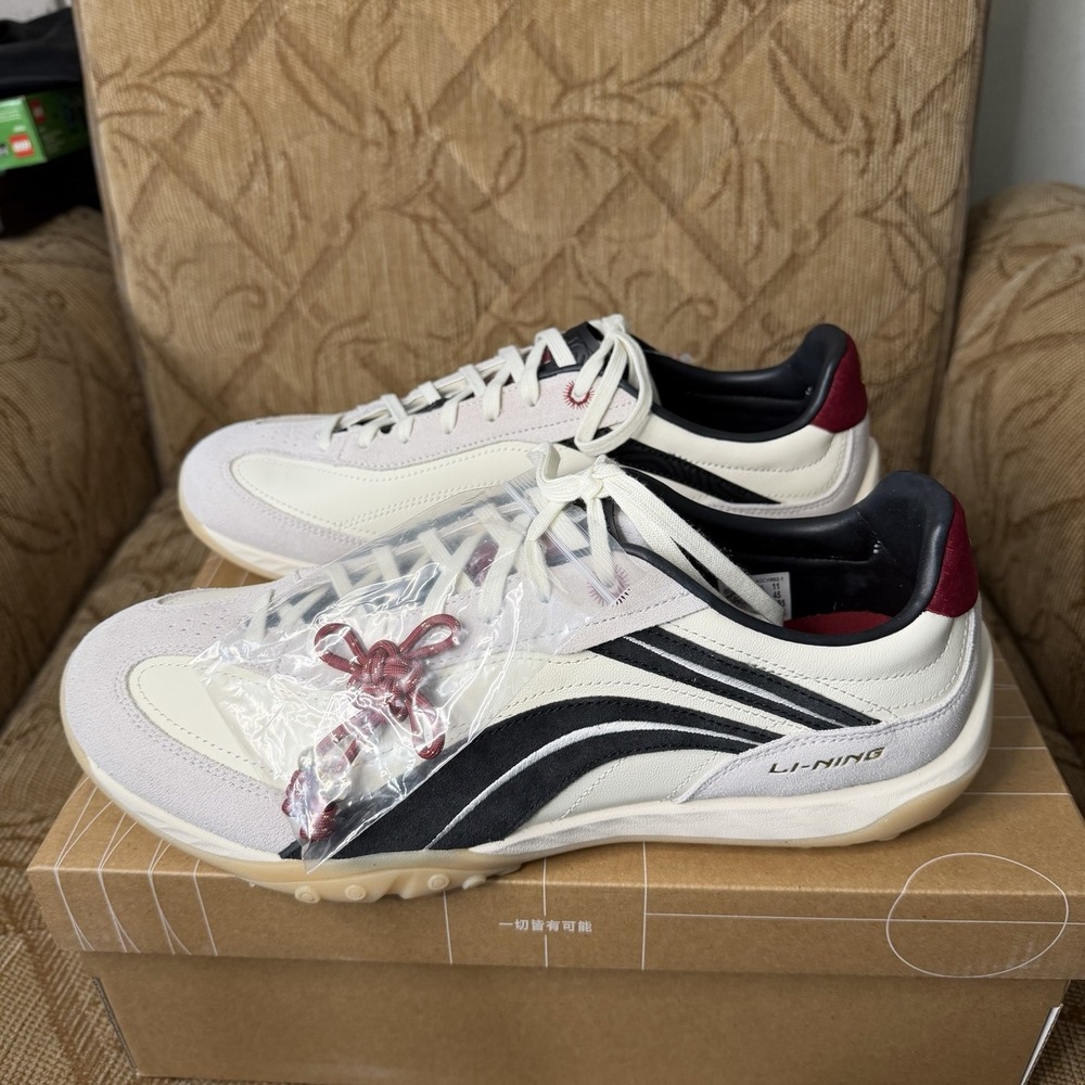 LI-NING Flow Unisex Classic Casual Shoes Shock Absorbing Daily Walking Size 11